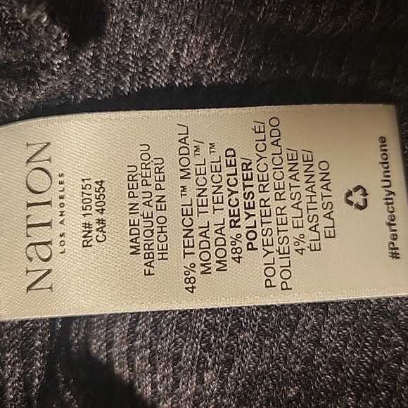 NATION Penn Dress Dark Heather Charcoal Sz XL NEW - Picture 8 of 8
